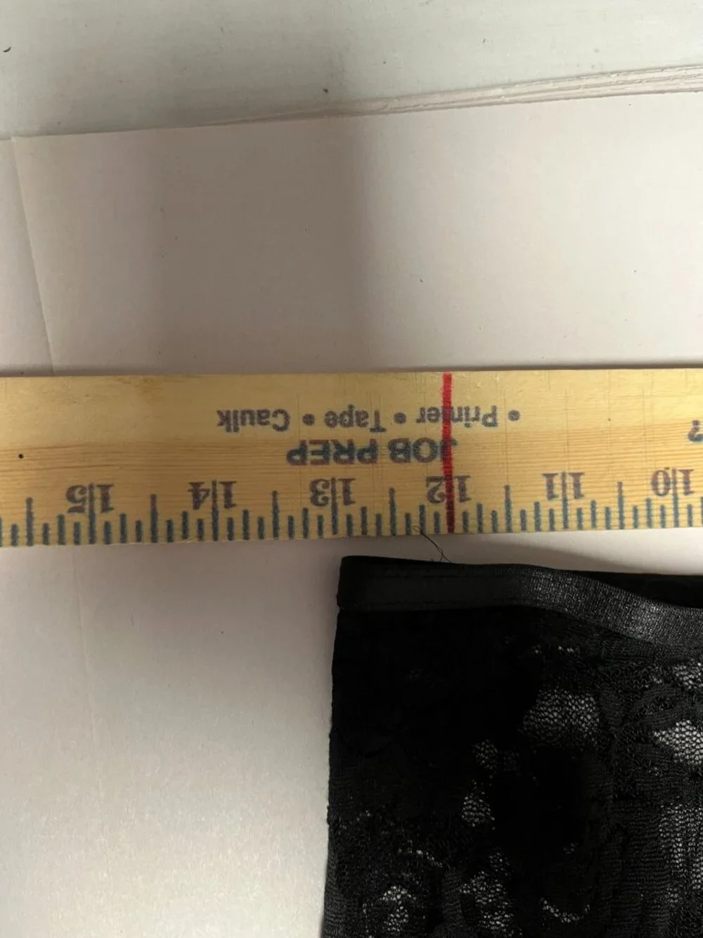 Starline Lace Garter Belt Black Floral Lace S/M